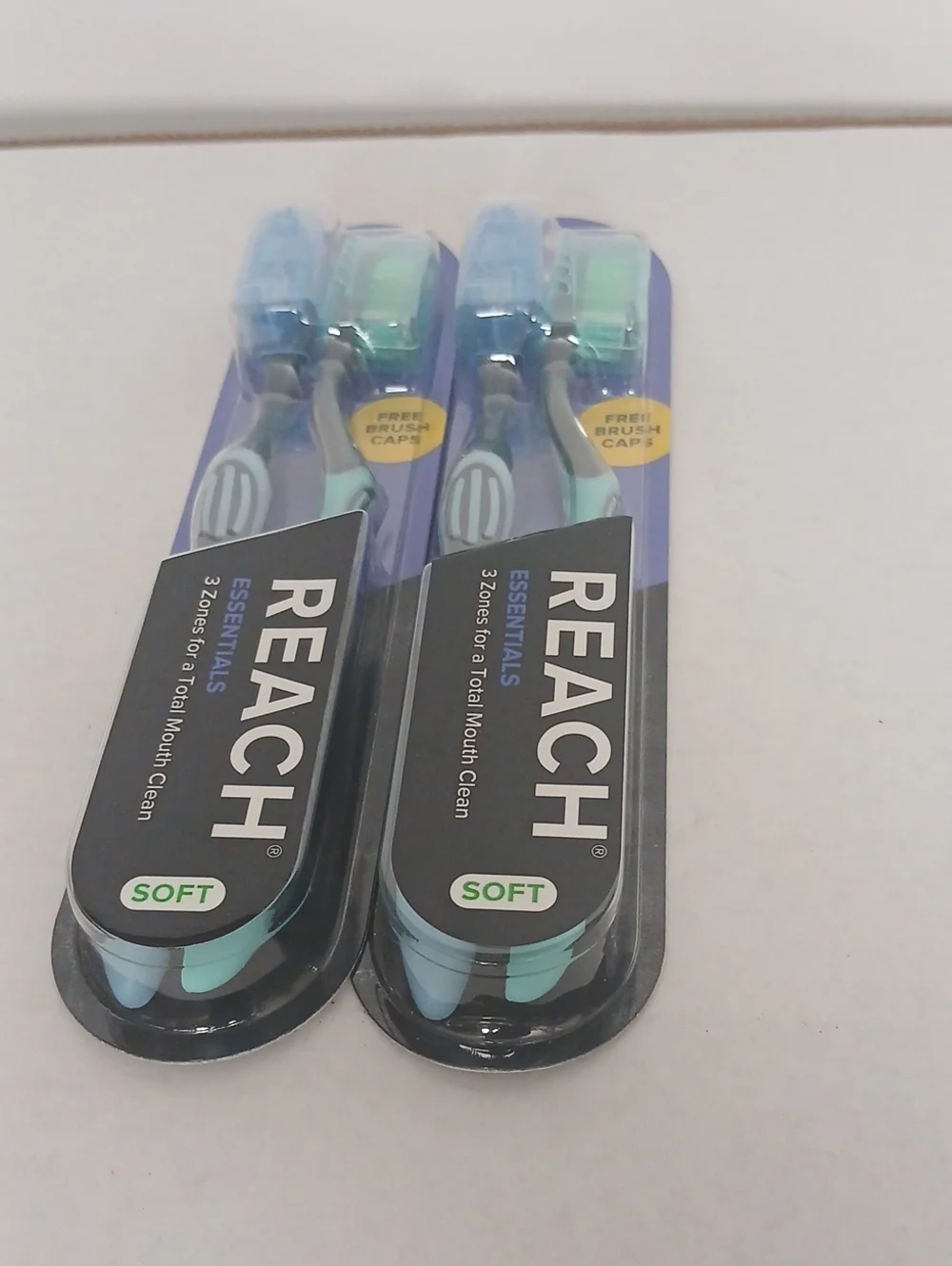 Soft Toothbrushes - Mint & Blue (2 Pack)